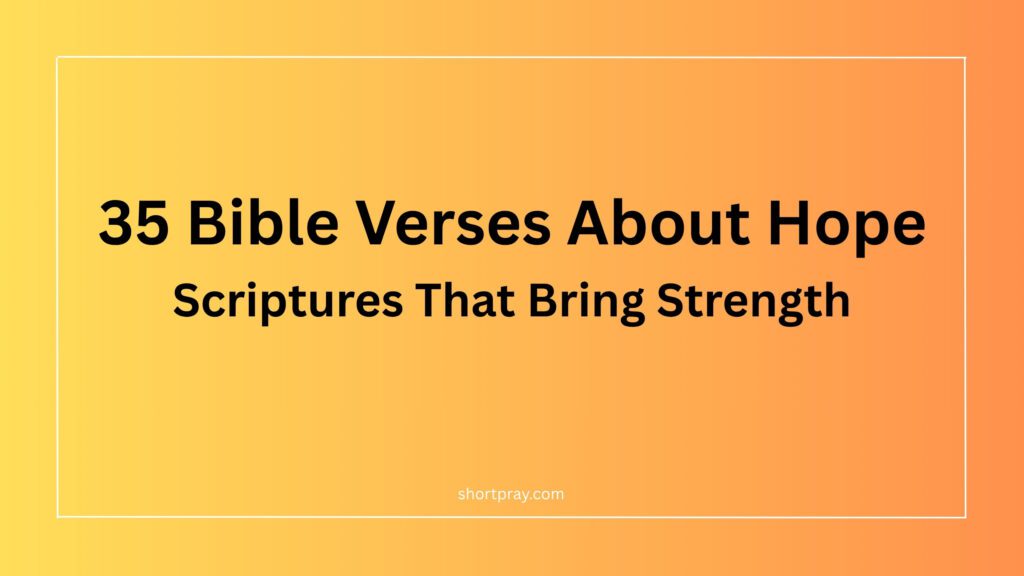 Bible verses about hope