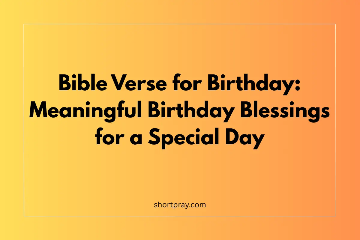 bible verses for birthday