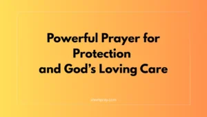 prayer for protection
