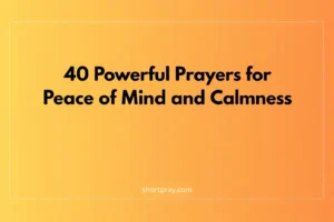 prayer for today morning