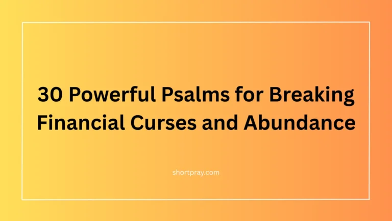 Open Bible with prayer hands and golden light symbolizing financial breakthrough and abundance
